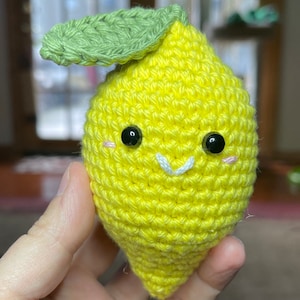 Amigurumi Play Pretend Lemon Fruit Crochet