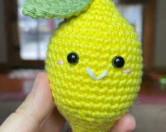 Amigurumi Play Pretend Lemon Fruit Crochet