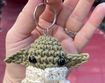 Crochet Baby Alien Baby Keychain