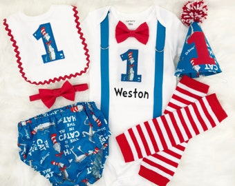 dr seuss 1st birthday outfit