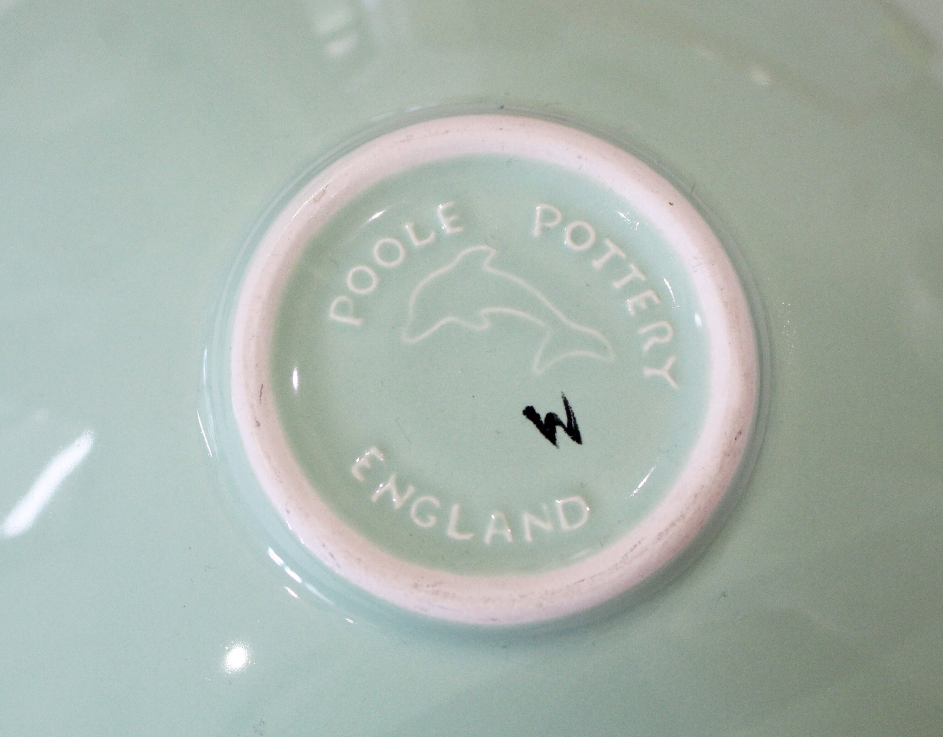 Vintage Poole Pottery Bowl in Blue Aqua Pattern Drip Glaze 27cm - Etsy