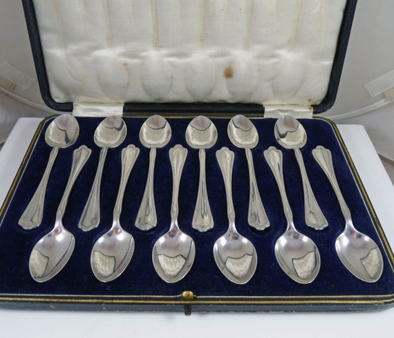 solid silver teaspoons