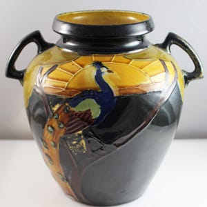 Moorcroft style vase - Etsy 日本