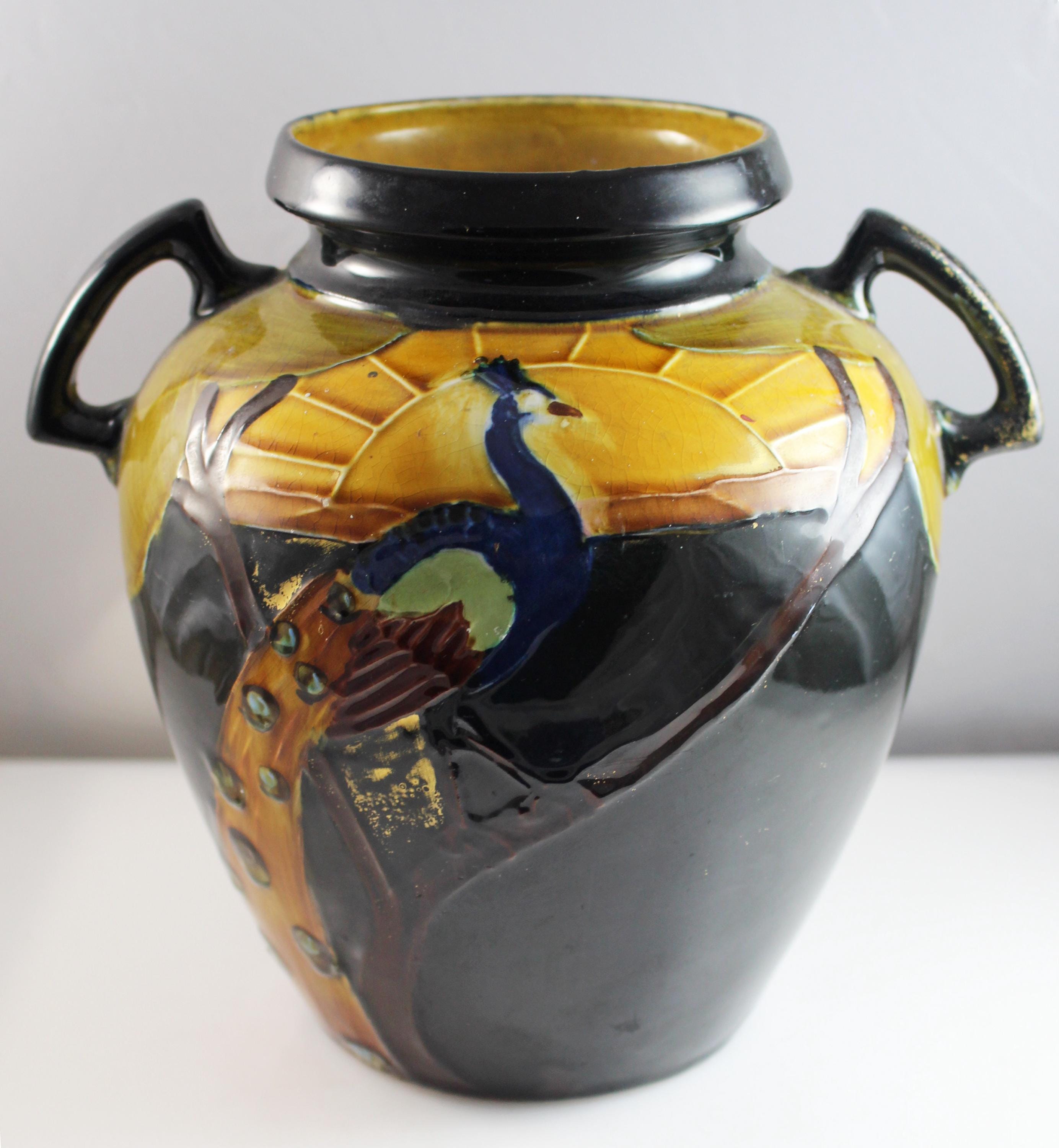 Moorcroft style vase - Etsy 日本