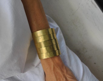 egyptian style bronze cuff bracelet, Nilo collection,