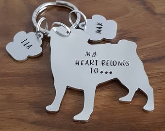 Fulvo Carlino Cuccioli Foto Orologio Da Parete Cane Animale Pet