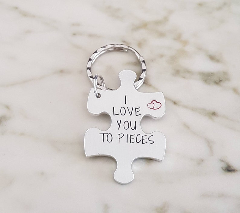 Jigsaw Love You To Pieces Key Ring