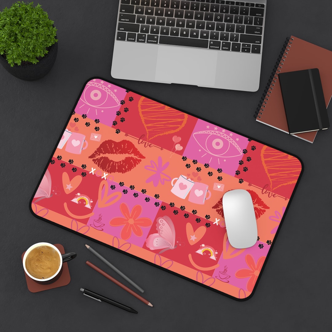 Subtle Lesbian Pride Desk Mat Computer Mouse Pad Gaming Mouse Pad - Etsy