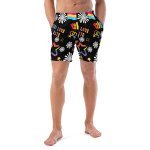 Rainbow Pride Men's Boxer Briefs, Gay Underwear, Pride Month