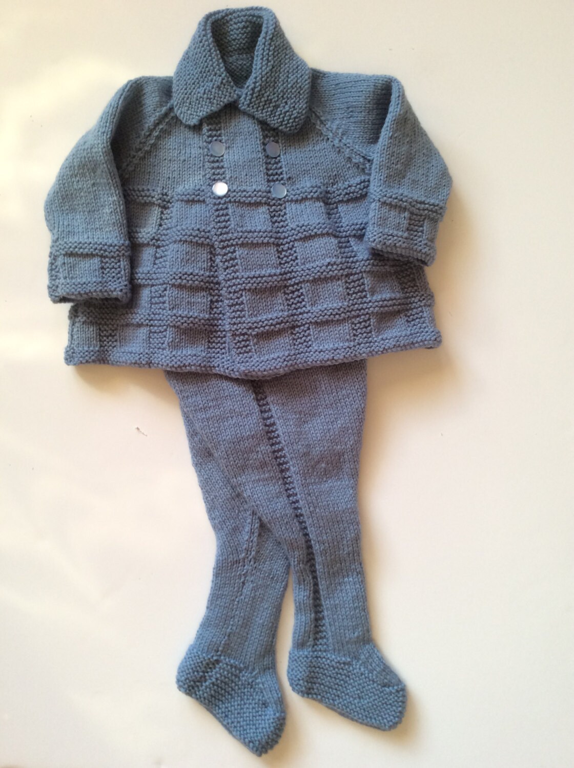 Baby Pram Suits Vintage Patterns Hand Knitted in Scotland Etsy