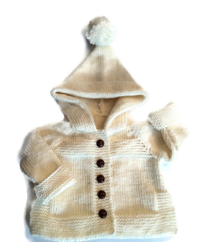 Babies pram coat,vintage pattern,orange coat,babys traditional knit,duffle coat