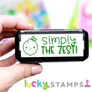 Simply the zest! Teacher grading stamp, Self Inking Stamp, Self-Inking teacher stamp
