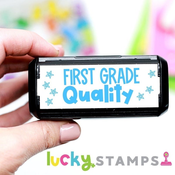 1st Grade Quality Self-Inking Teacher Stamp, Teacher Stamp, 2nd Grade Quality, 3rd Grade Quality, 4th Grade Quality, 5th Grade Quality