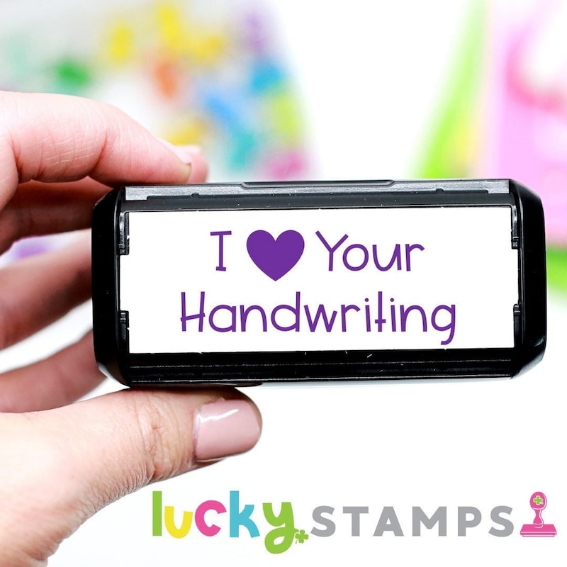 Hand Writing Stamp Handwriting Stamp - Etsy