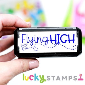 Airplane Stamp, Flying High, Self-Inking Teacher Stamp, Self Inking Stamp, Teacher Stamp, Lucky to be in First, Airplane