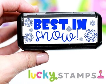 Snow Stamp, Snowflake Stamp, Snow Teacher Stamp, Best in snow!, Winter Stamp, Snowflake, Self-Inking Stamp, Teacher Stamp, Snow, Snowflake