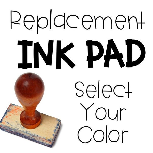 Replacement Ink Pad, Ink Stamp Pad, Teacher Stamps