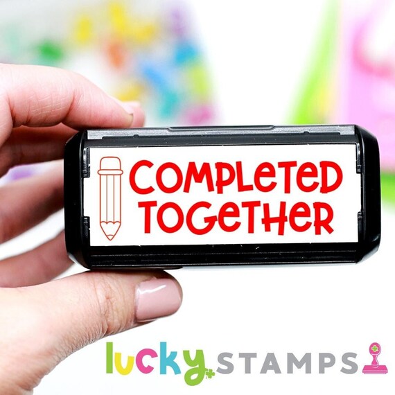 Thumbs Up Custom Teacher Stamp JYP-4911R Self-Inking Rubber Stamp 
