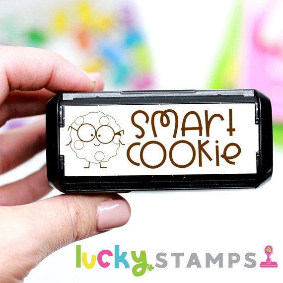 Cookie Stamp, One Smart Cookie, Smart Cookie Stamp, Self Inking Stamp, Teacher Stamp