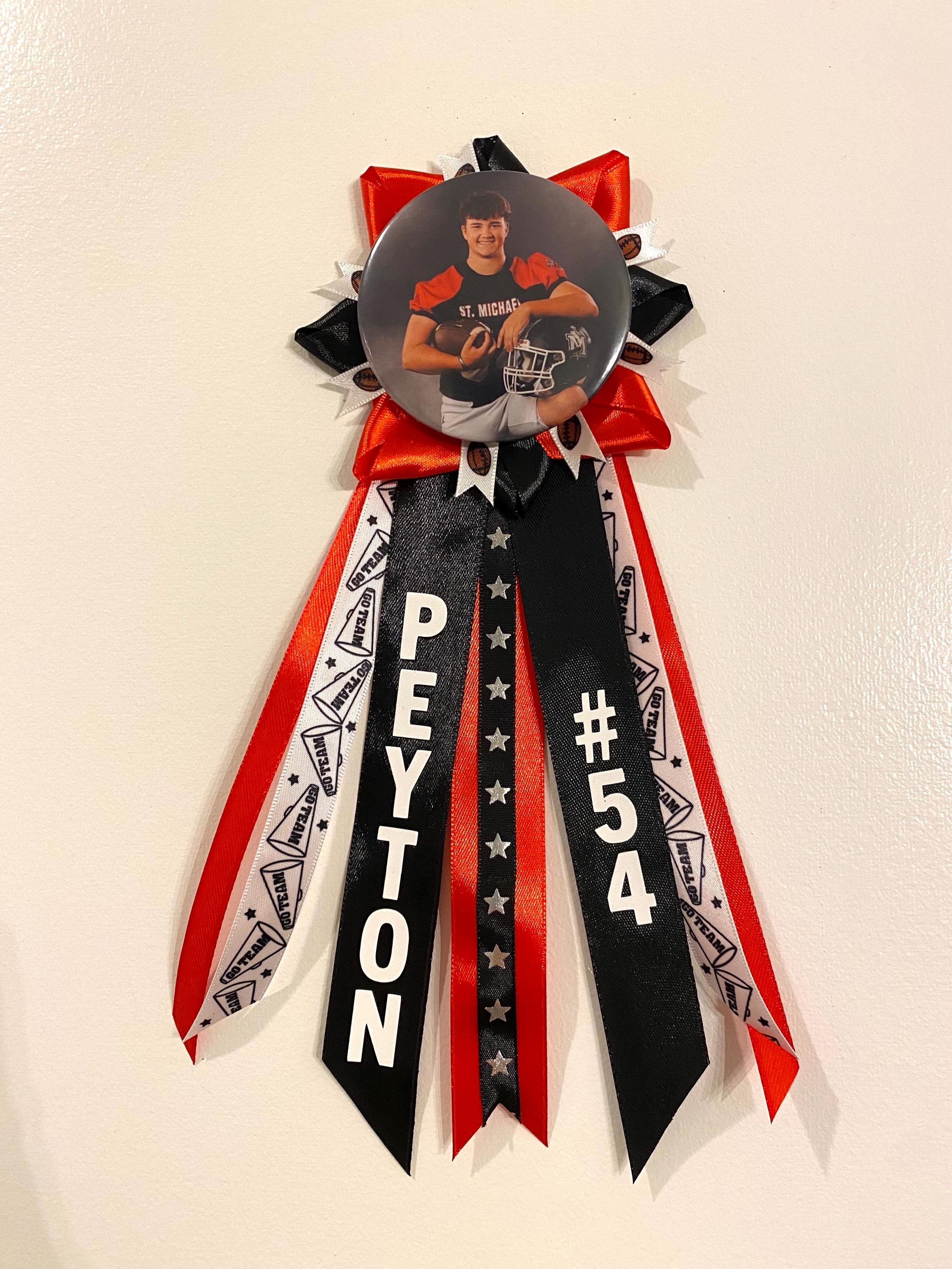 Custom Ribbon Buttons 2 Personalized Ribbons Button - Etsy