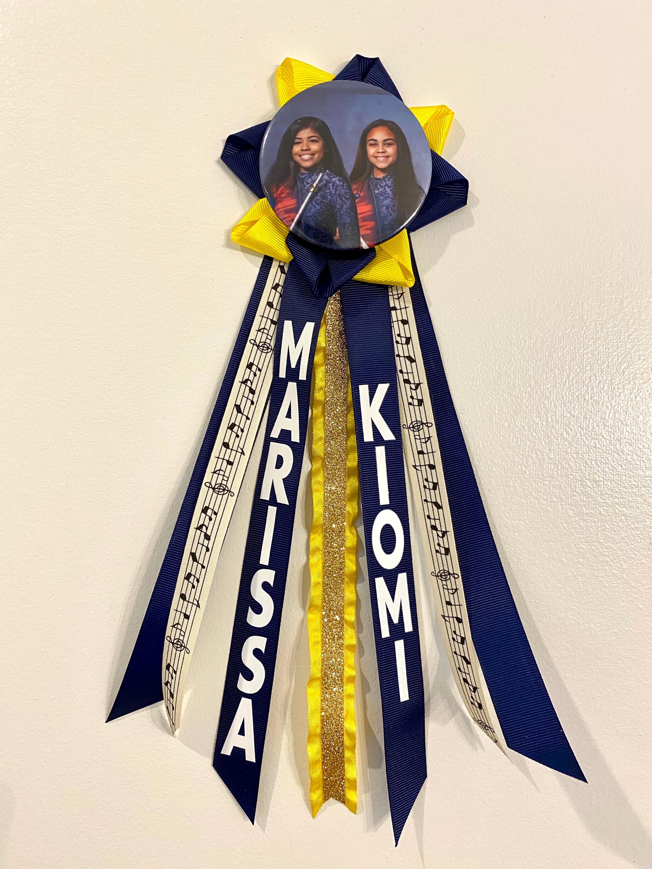 Sample Ribbon Button 2 Personalized Ribbons Button - Etsy
