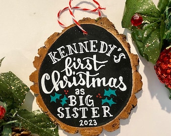 Personalized Big Sister/Brother Ornament