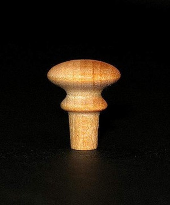 25 Mini Wood Shaker Knobs New Unfinished Wooden Drawer Pulls Etsy