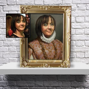 CUSTOM Royal Portrait Painting from YOUR photo / Personalized Family Regal / Loved One Portrait Best Friend Portrait / Queen or Princess