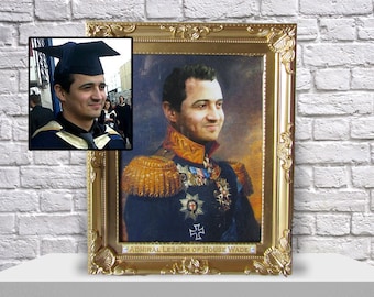 CUSTOM Royal Portrait Painting from YOUR photo / Personalized Family Regal Print / Personalized Best Friend Portrait / Man Woman or pet