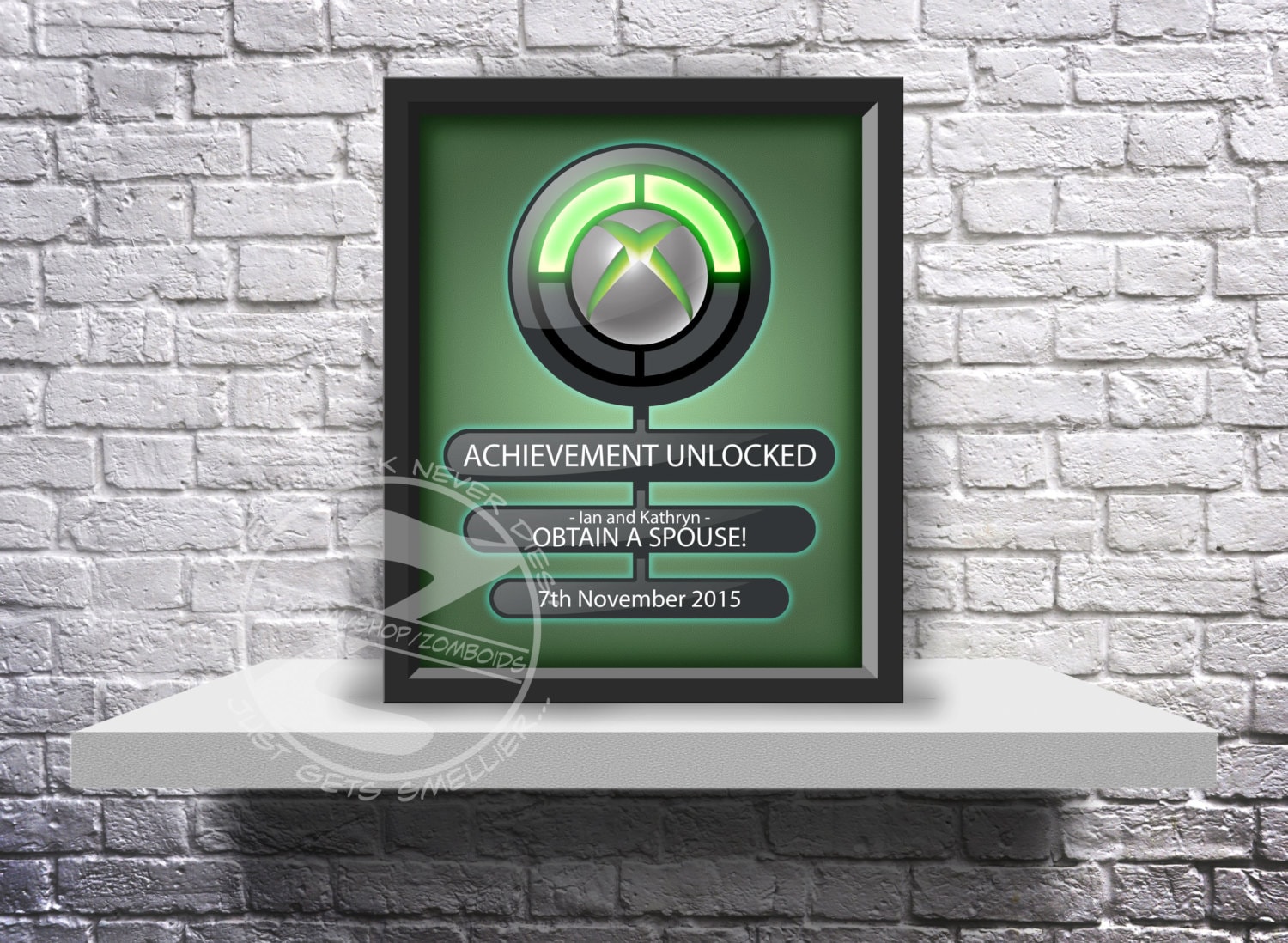 CUSTOM Xbox Achievement unlocked print Choose Inserts and Etsy