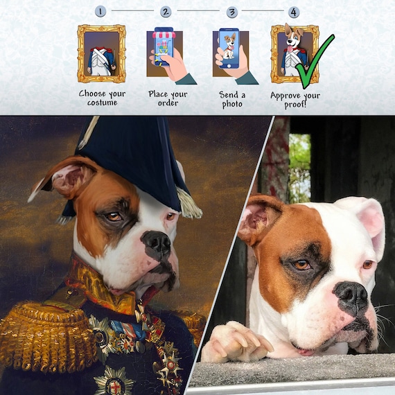 CUSTOM Royal Pet Portrait Painting/ Personalized Regal Family Print / Royal cat portrait Royal dog portrait / King Queen Prince or Princess