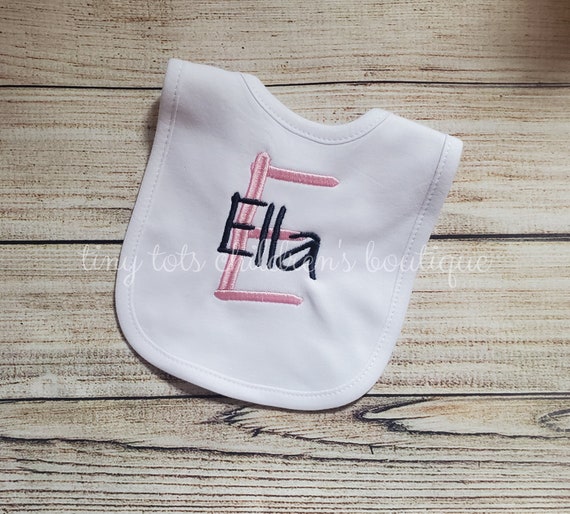plain white dribble bibs