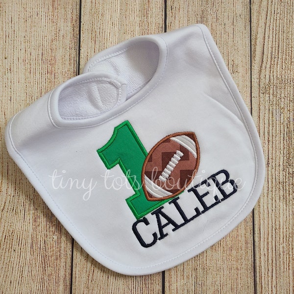Football Baby Bib Etsy