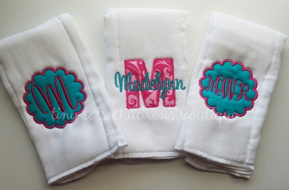 custom burp cloths