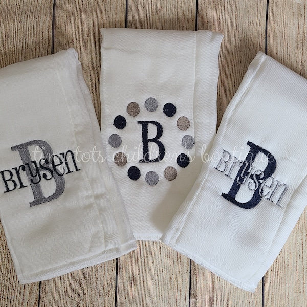 Diaper Burp Cloths Etsy