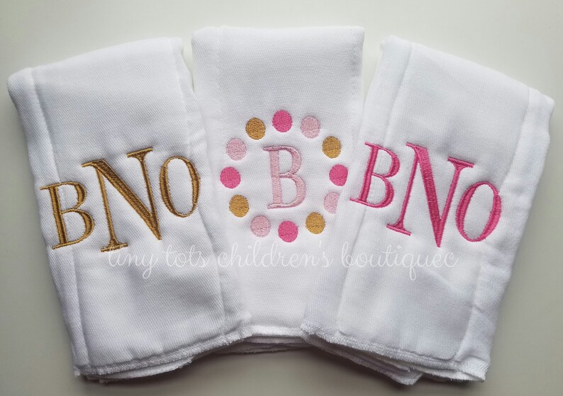 custom burp cloths diapers