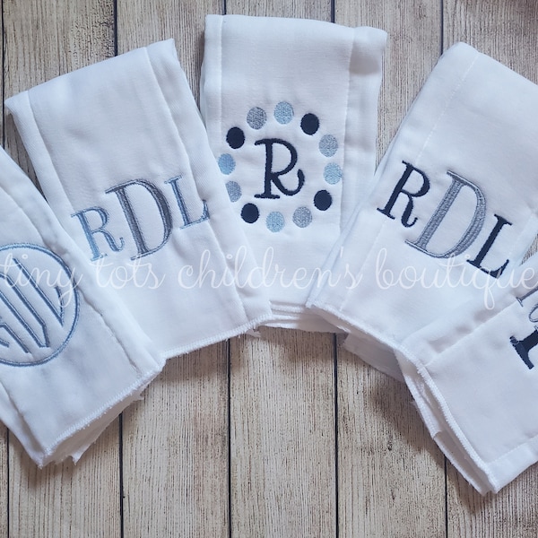 Custom Burp Cloth Etsy