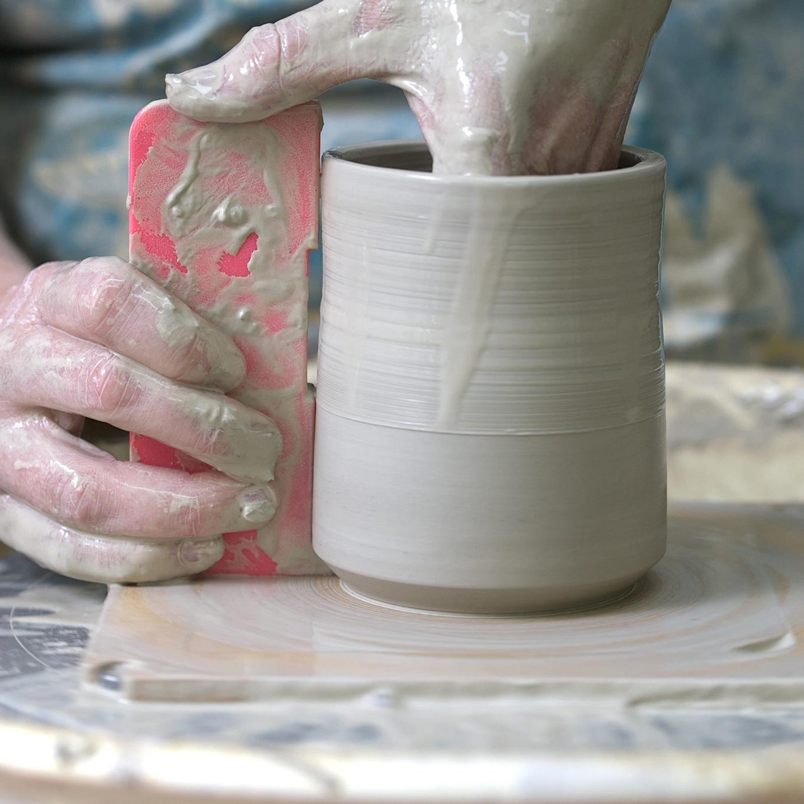 The Banded Rib. Pottery Throwing Rib, Pottery Tool for Decorative Pot ...