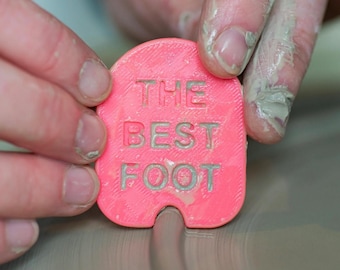 The Best Foot, Keramik Werkzeug zur Tellerherstellung, Keramikform, Keramikrippe