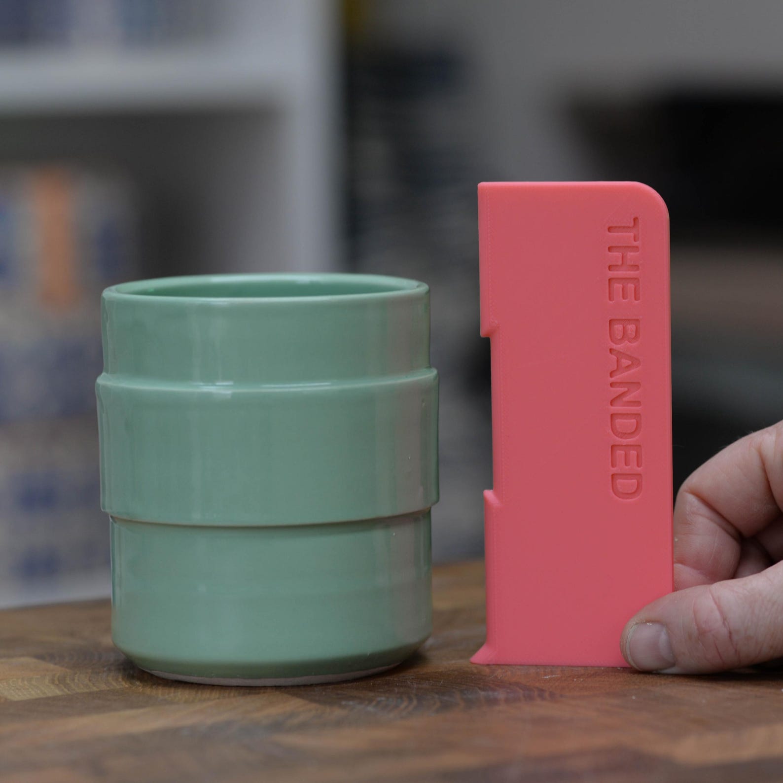 The Banded Rib. Pottery Throwing Rib, Pottery Tool for Decorative Pot ...