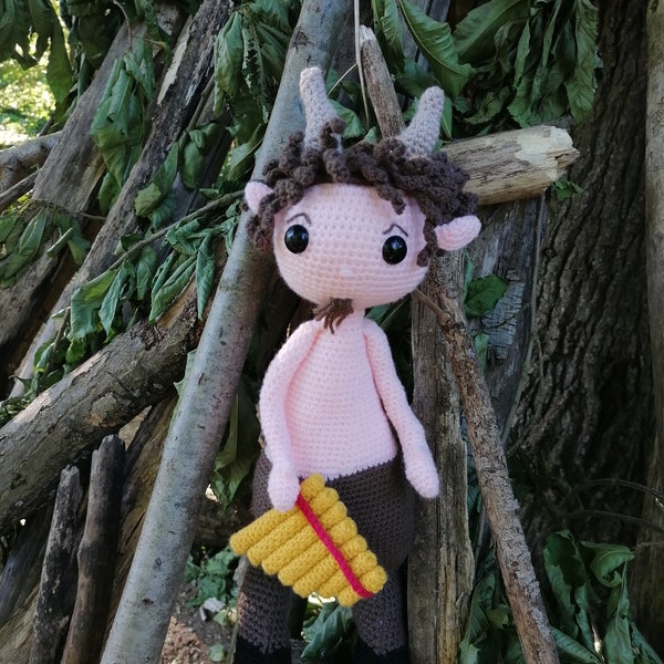 Pan the Piper, Der Teufel, Amigurumi/ Kawaii PDF Häkelanleitung