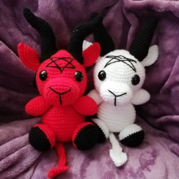 Baphomet amigurumi/Kawaii inspired crochet PDF PATTERN