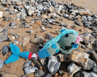 Zombie Mermaid Crochet Pattern downloadable PDF