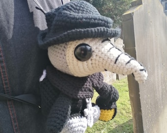 Plague Doctor Backpack Crochet Pattern Add-On (PDF File)