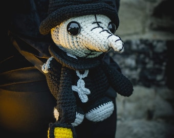 Plague Doctor backpack PDF CROCHET PATTERN