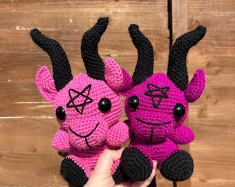Baphomet amigurumi/Kawaii inspired crochet PDF PATTERN