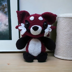 Red Panda crochet PDF pattern
