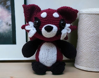 Red Panda crochet PDF pattern
