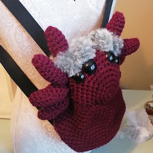 Spider backpack ADD ON PDF crochet pattern