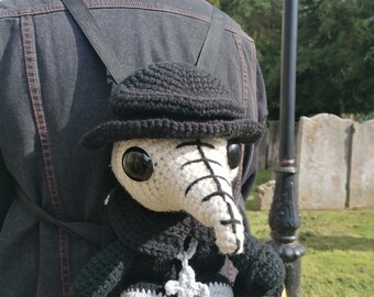 Plague Doctor backpack PDF CROCHET PATTERN